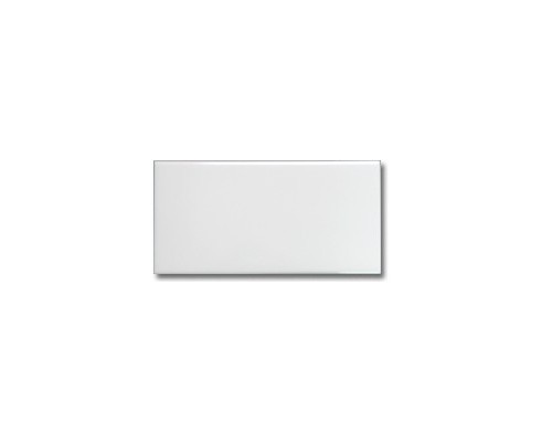 Azulejo color liso blanco 14x28 cm.