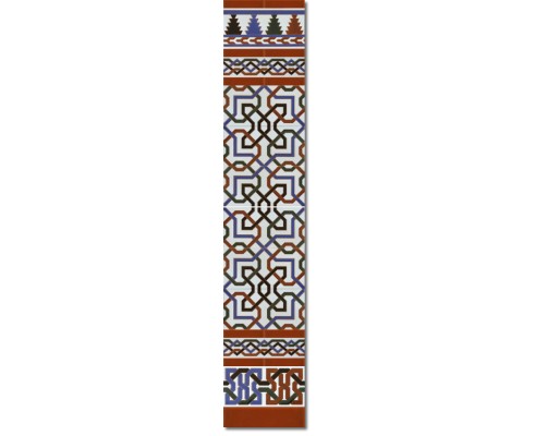 Arabian wall tiles ref. 510M Height 58.27 In.