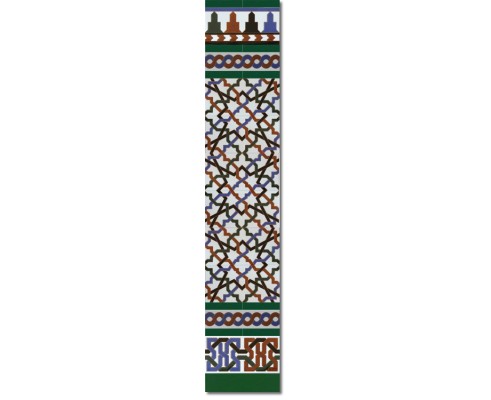 Arabian wall tiles ref. 520V Height 58.27 In.