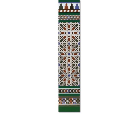 Arabian wall tiles ref. 530V Height 58.27 In.