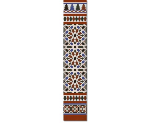 Arabian wall tiles ref. 540M Height 58.27 In.
