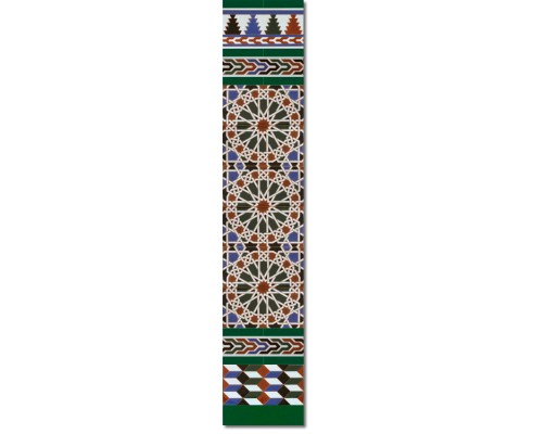 Arabian wall tiles ref. 550V Height 58.27 In.